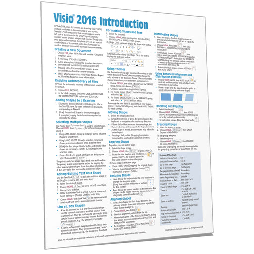 Visio 2016 Introduction Quick Reference