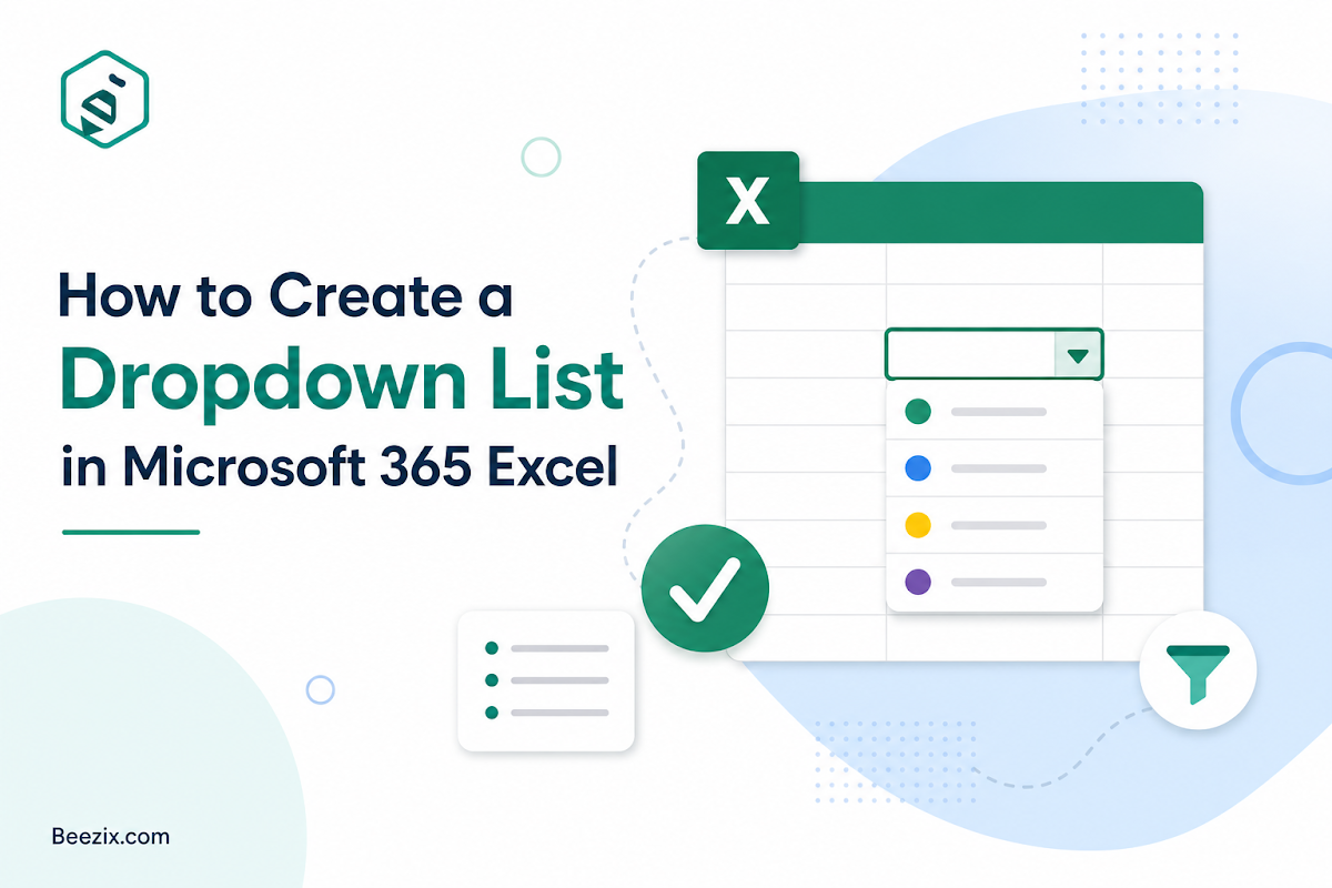 How to Create a Dropdown List in Microsoft 365 Excel