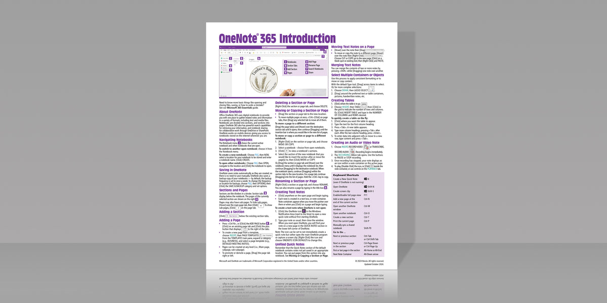 OneNote 365 for Windows: How to Use Sticky Notes — Beezix