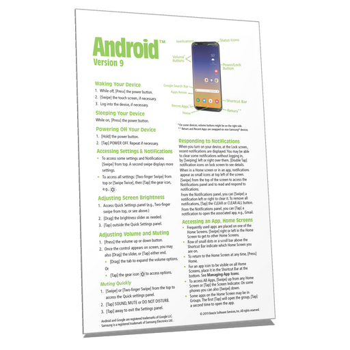 Android 9 Quick Reference Guide
